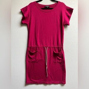 Lafayette 148 New York Cotton t shirt dress Sz S Boxy